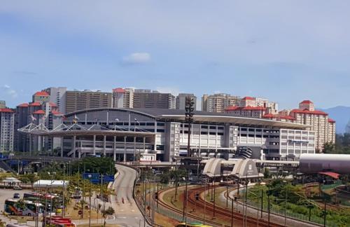 Het gebouw waarin het appartement zich bevindt