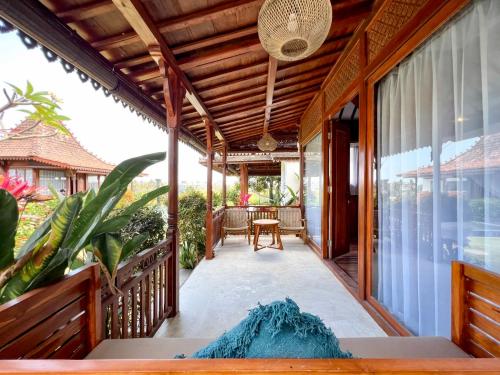 Μπαλκόνι ή βεράντα στο Seseh Beach Bungalows - Adults Only
