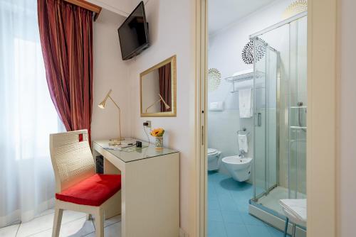 Koupelna v ubytování Fazio Rooms