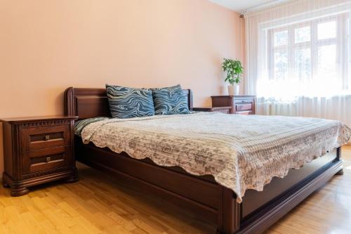 Katil atau katil-katil dalam bilik di Monic Apartments