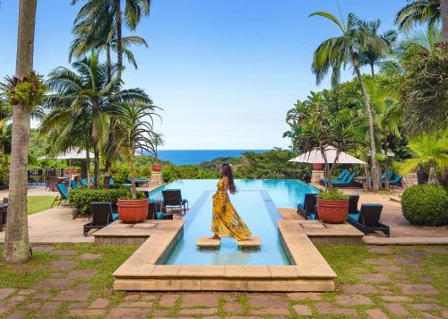 Kolam renang di atau dekat dengan Zimbali Lodge by Dream Resorts