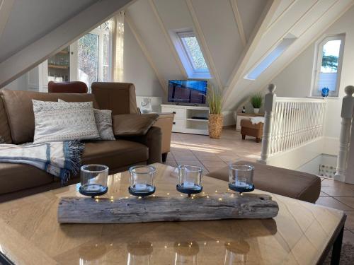 O zonă de relaxare la Haus Strandhus
