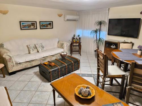 Χώρος καθιστικού στο Michaela