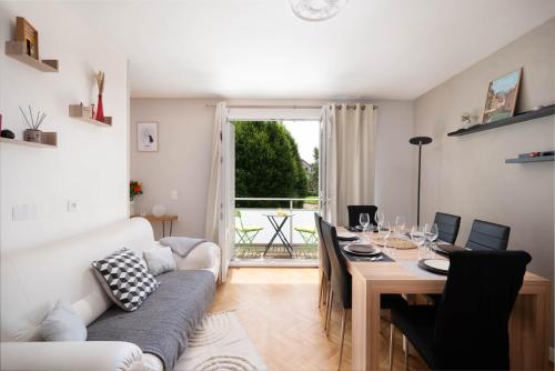 Appartement cosy 6 pers près du lac avec garage