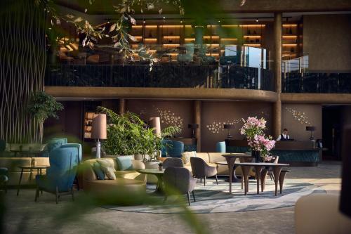 Χώρος καθιστικού στο Hilton Sofia