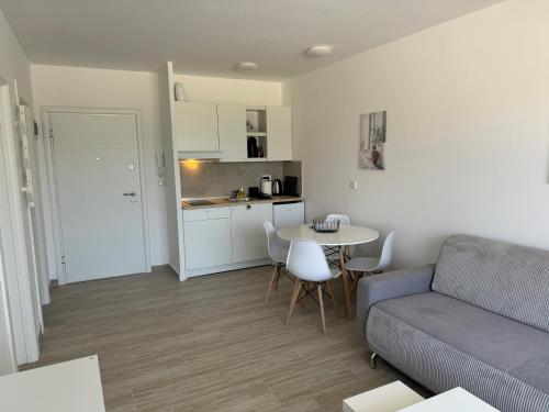 Kuchyň nebo kuchyňský kout v ubytování Apartman VERA Srebrno Jezero