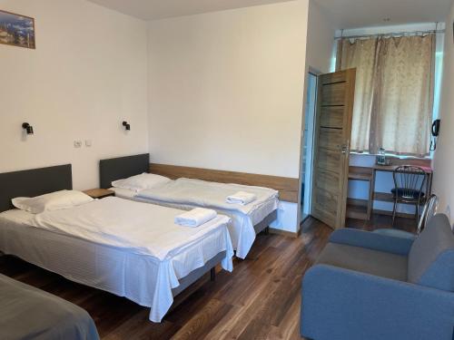 Postel nebo postele na pokoji v ubytování Hotel Górsko