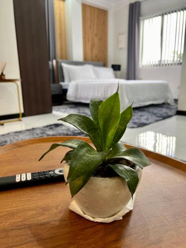 Ένα ή περισσότερα κρεβάτια σε δωμάτιο στο GIA's Place