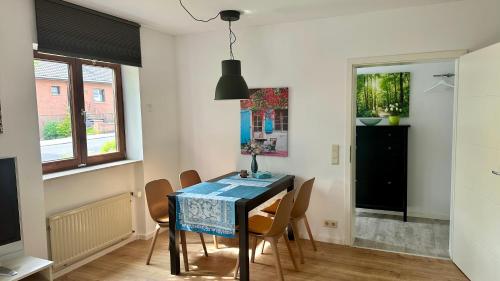 Kuchyň nebo kuchyňský kout v ubytování Ferienwohnung Weltachs