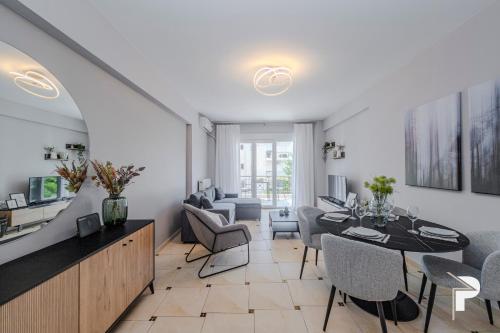 Χώρος καθιστικού στο P Deluxe Suites A3