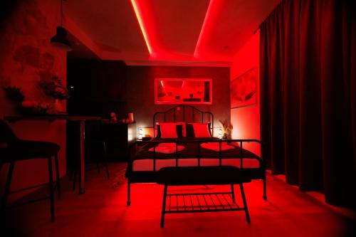 Télévision ou salle de divertissement dans l'établissement Studio apartman Navis