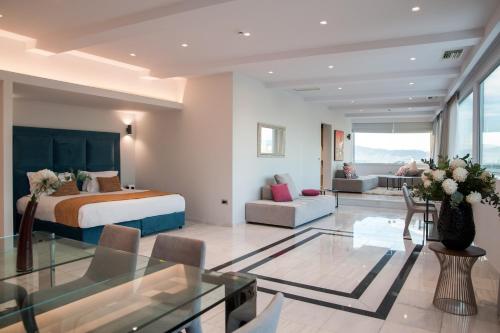Zona de estar de Athenaeum Grand Hotel