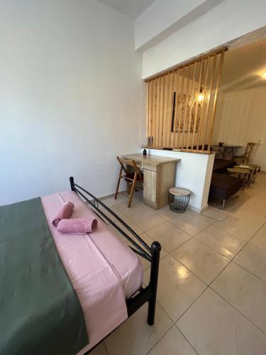 Posteľ alebo postele v izbe v ubytovaní Papyrus City Centre Apartments
