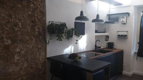 Η κουζίνα ή μικρή κουζίνα στο Appartamento Luxury - Torre