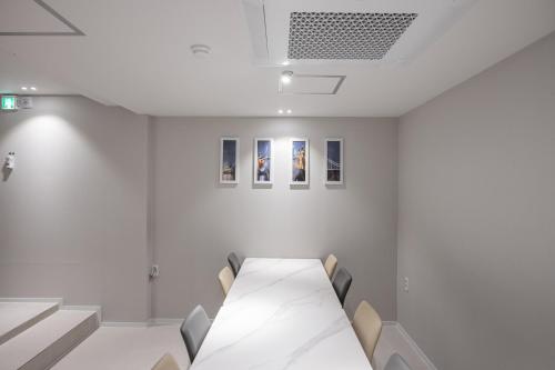 Ένα ή περισσότερα κρεβάτια σε δωμάτιο στο Guesthouse Dear Moon