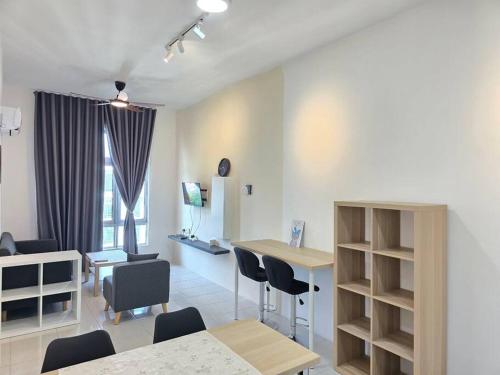 Posezení v ubytování Stay at Anderson Condo 161 Ipoh Town FREEWIFITVBOX