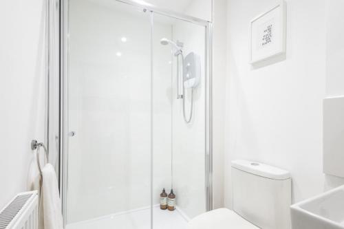 Bilik mandi di Host & Stay - Sunnyside Barn