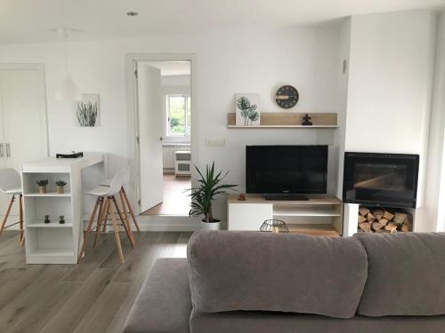 Casa vanguardista en el campo cerca de Santiago