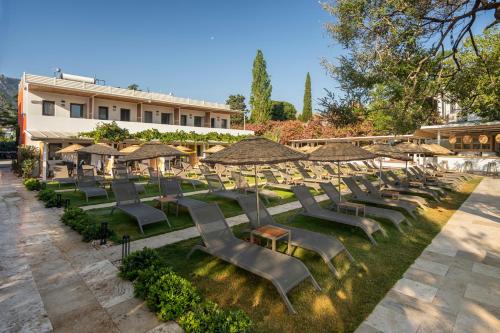 Zahrada ubytování Daphnis Hotel