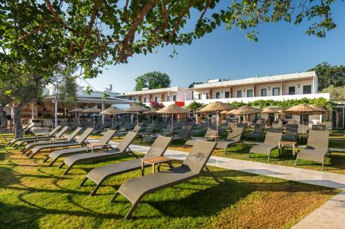 Zahrada ubytování Daphnis Hotel