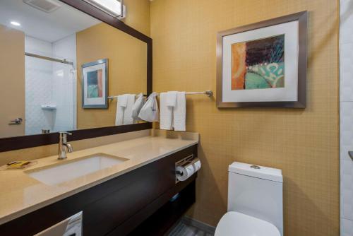 Ένα μπάνιο στο Best Western Plus Chateau Fort St. John