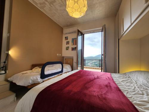 Ένα ή περισσότερα κρεβάτια σε δωμάτιο στο Le Terrazze - Fuori dal Caos