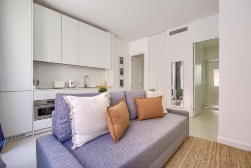 Kuchyň nebo kuchyňský kout v ubytování Flatiron apartment