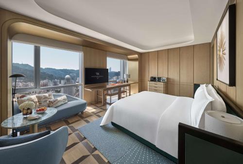 TV a/nebo společenská místnost v ubytování Waldorf Astoria Xiamen