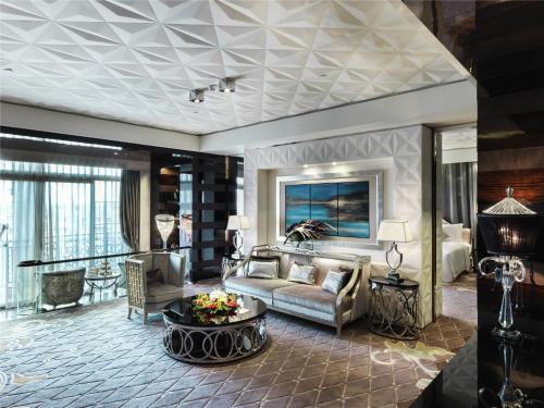 Posezení v ubytování Chateau Star River Shanghai Minhang