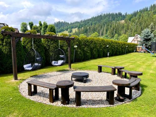 Zahrada ubytování Ustup 25