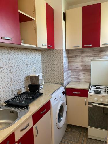 Η κουζίνα ή μικρή κουζίνα στο Apartment Victoria