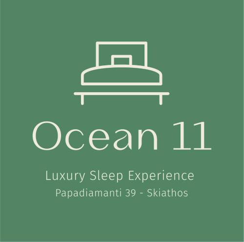 an image of the ocean ii logo at Ocean 11 Hotel in Skiathos Town