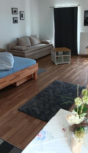 Zona de estar de Schloss-Appartements