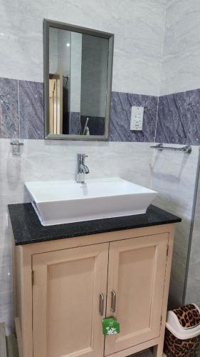 Phòng tắm tại Green self-catering Apartment