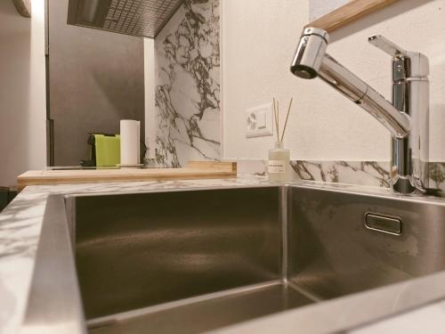 Köök või kööginurk majutusasutuses Rustico Mulino 8 - La Mini Casa