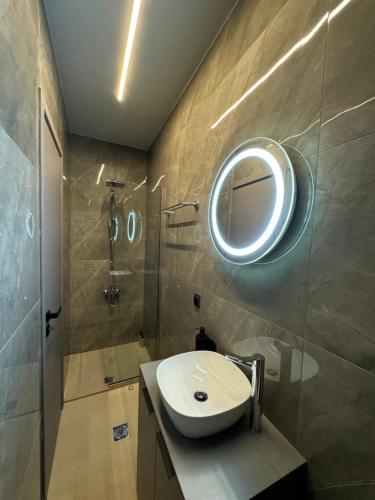 Koupelna v ubytování Baja Suites