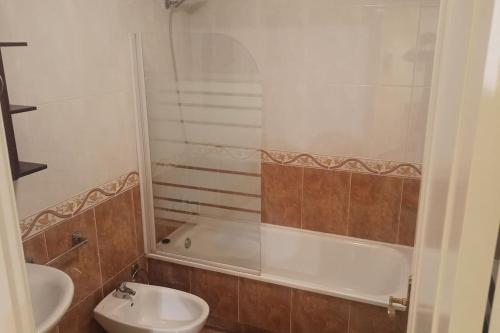 Koupelna v ubytování Apartamento céntrico