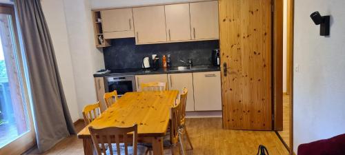 Kuchyň nebo kuchyňský kout v ubytování Appartement 3.5 Nendaz