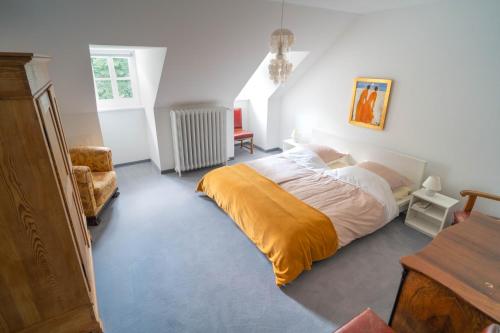Postel nebo postele na pokoji v ubytování Villa Bergmann