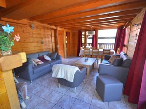 Les Gets - Duplex 5 pièces, 10 pers, proche pistes, terrasse, parking - FR-1-802-70