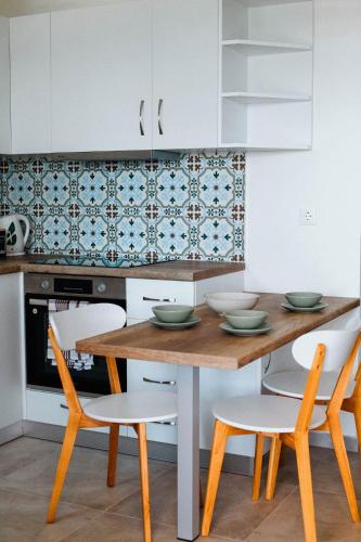 Dapur atau dapur kecil di Villa Odyssea