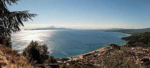 a view of a large body of water at Captain's Beauty & Wellness House in Stratónion