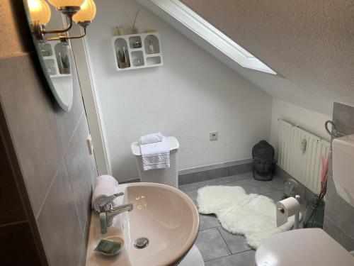 Koupelna v ubytování Casa del Sol