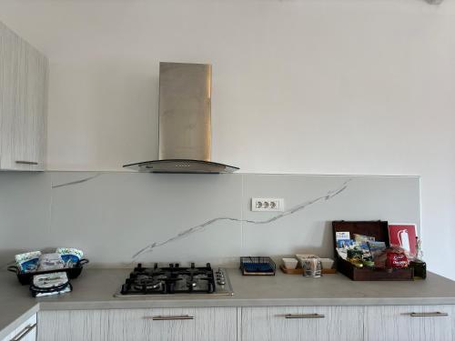 Una cocina o cocineta en The Olive Pickers House