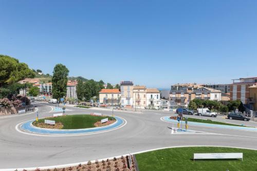 a curvy road in a city with buildings at B&B Amerigo Vespucci in Marina San Vito