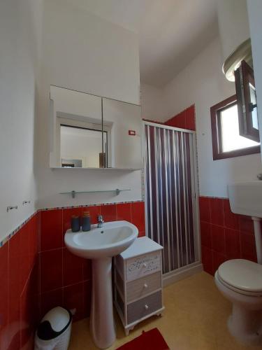 Koupelna v ubytování Casa Vacanze Dorotea