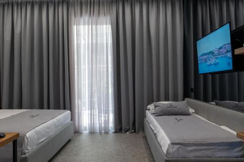 Gest Hotelにあるベッド
