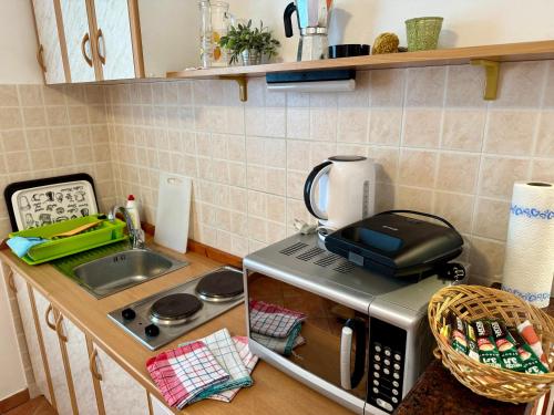 Kuchyň nebo kuchyňský kout v ubytování Apartments Maričić Banjol