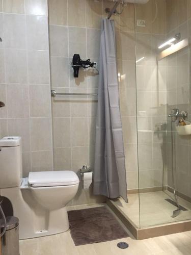 Koupelna v ubytování Dallendyshe House