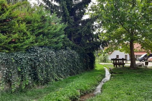 Taman di luar Andante Vendégház
